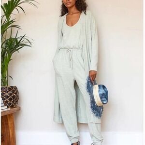 Free People Light Gray Cardigan Sweater